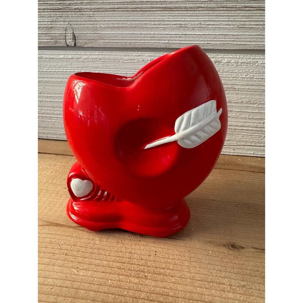 Vintage Relpo Heart Planter